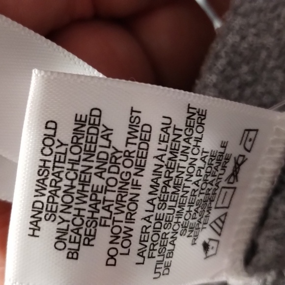 NWT Wynne Lounge gray velour button down cardigan Sz PL - Picture 12 of 12